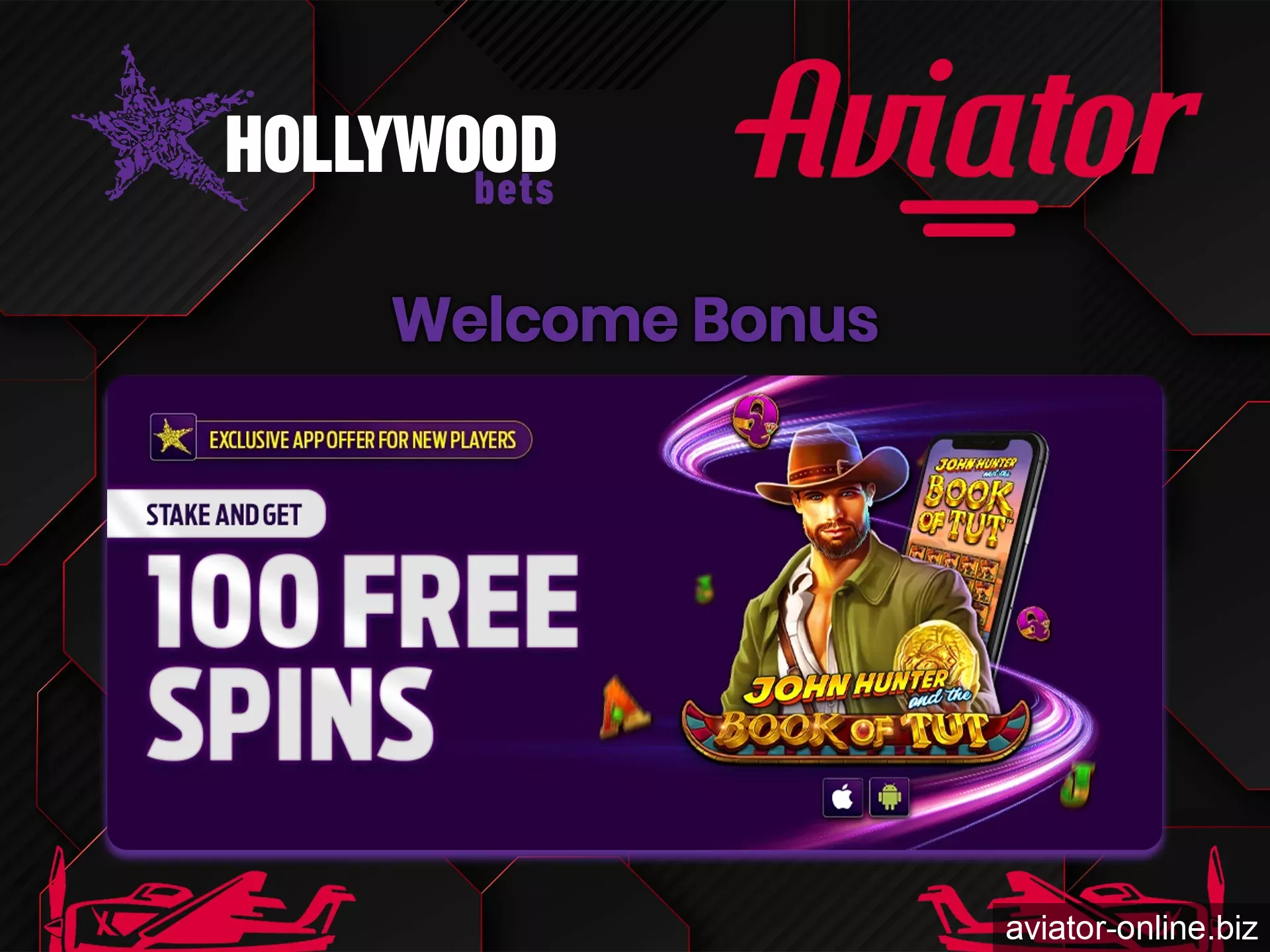 Fund your HollywoodBets account balance and claim your welcome bonus.