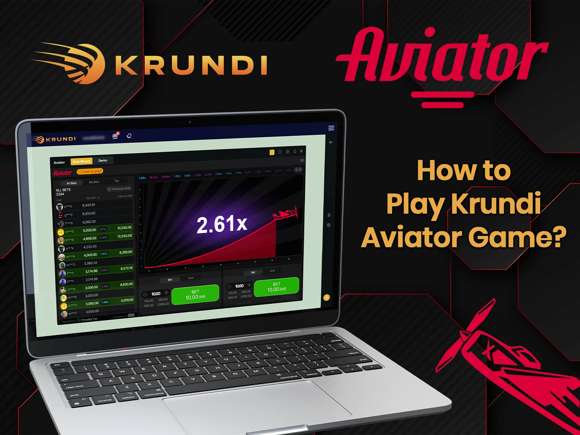 To start playing Aviator on Krundi, please read the instructions.