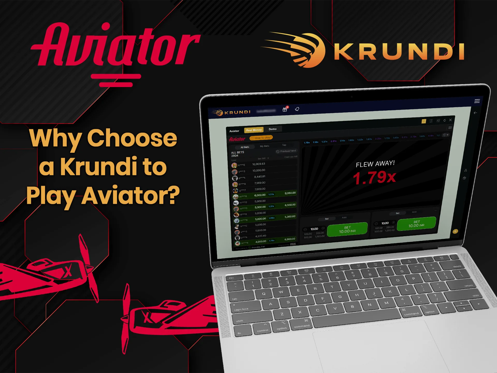 There are many reasons why people choose Krundi to play Aviator.