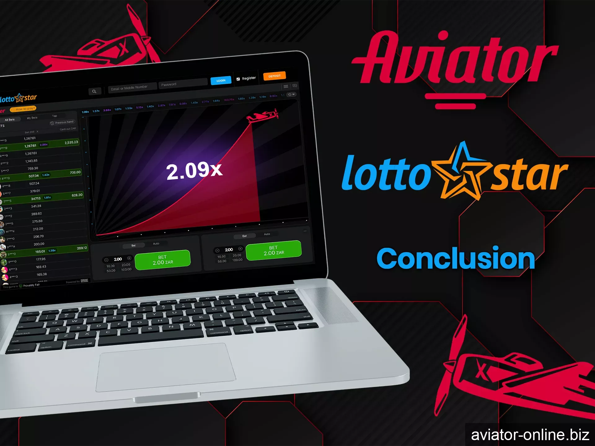 If you're a fan of the Aviator game and appreciate convenience, Lottostar is the way to go.